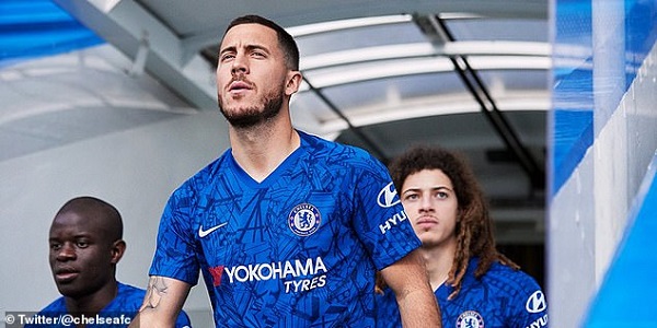 Real Madrid target Hazard front & centre as Chelsea launch new kit