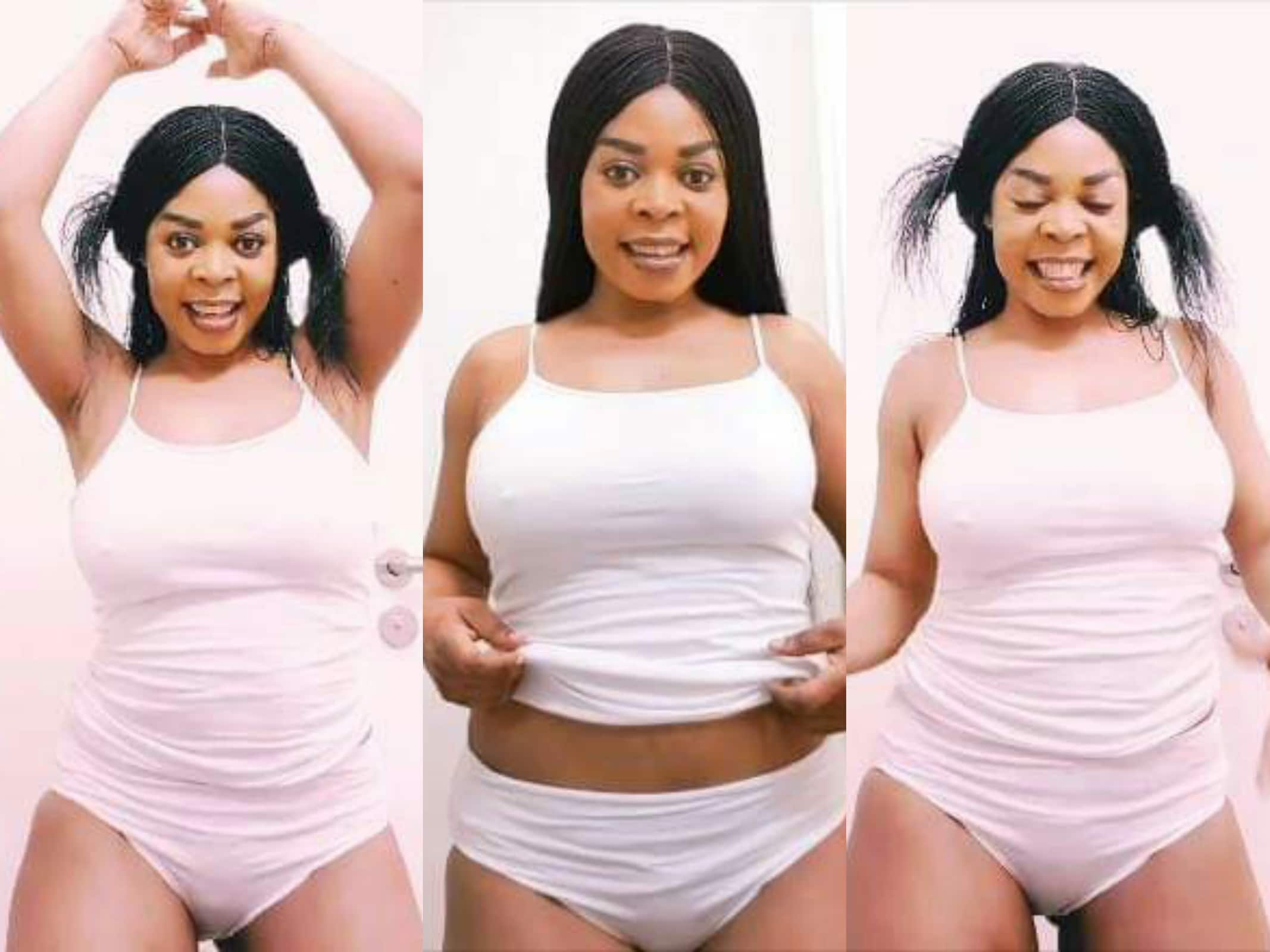 Joyce Dzidzor celebrates her brithday in a naked dance video