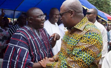 Veep Bawumia and former President Mahama