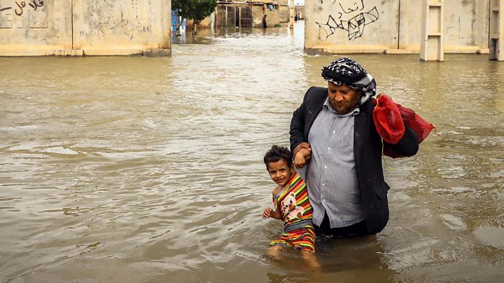 Video: Iran flood kills over 70 