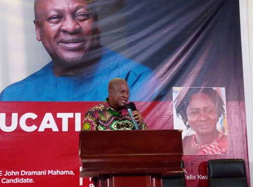 Free SHS challenges a result of gov't' refusal to consult widely- Mahama