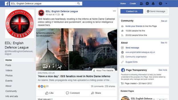 facebook bans UK