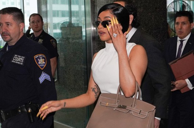 Cardi B in court on Friday