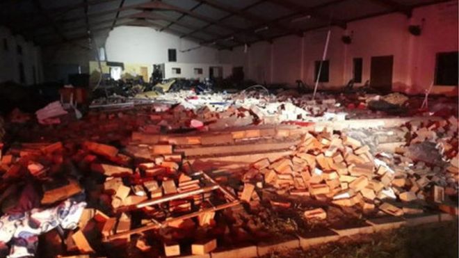 South Africa hit by deadly Easter church collapse