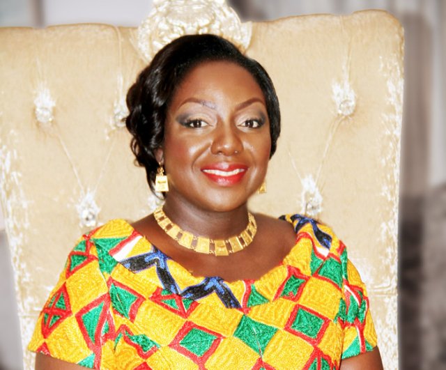 Lady Julia Osei Tutu is the wife of the Asantehene