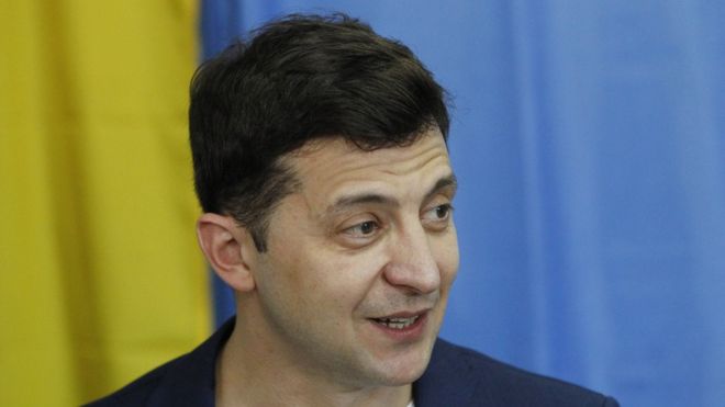 Volodymyr Zelensky starred in a satirical drama in which his character accidentally becomes president 