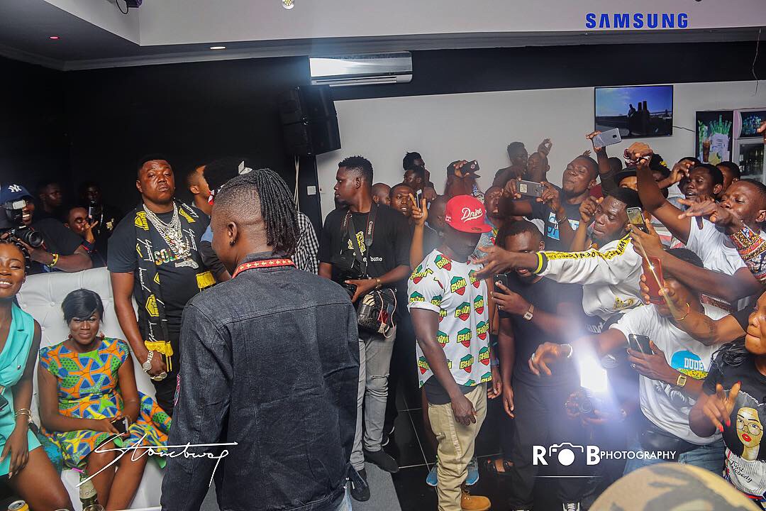 Stonebwoy's epic performance at the grand launch of Holy Trinity Spa Club and Lounge