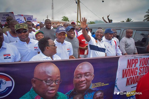 E/Region: Bawumia joins NPP youth for health walk in Kwahu (PHOTOS)