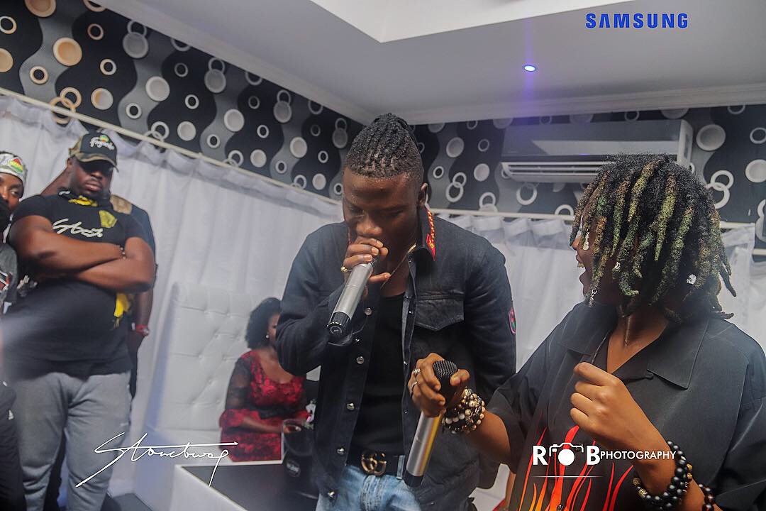 Stonebwoy's epic performance at the grand launch of Holy Trinity Spa Club and Lounge