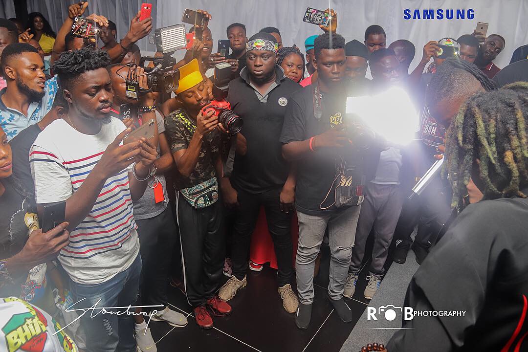 Stonebwoy's epic performance at the grand launch of Holy Trinity Spa Club and Lounge