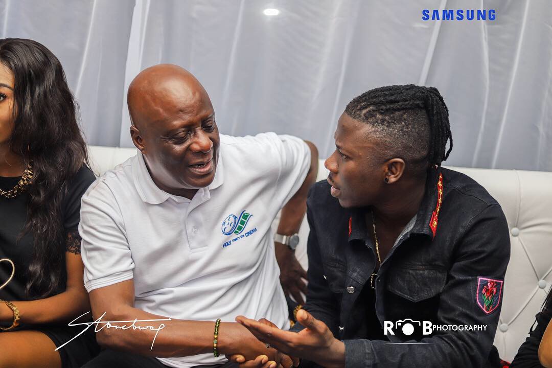 Stonebwoy's epic performance at the grand launch of Holy Trinity Spa Club and Lounge