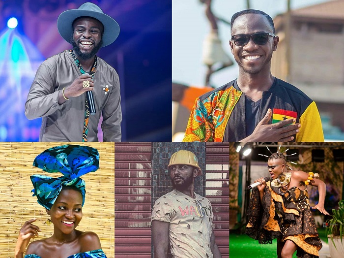 Ghanaian celebrities showing the African culture in style