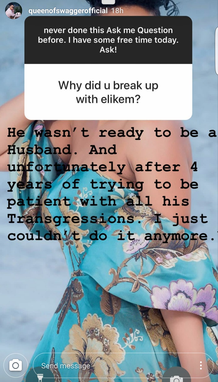 Elikem wasn't ready to be a husband - Pokello