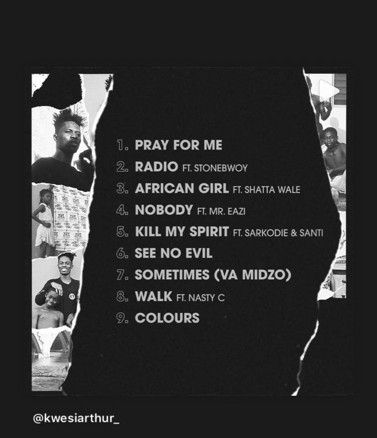 Kwesi Arthur's â€œLive From Nkrumah Kromâ€ album 