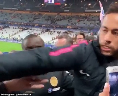 VIDEO: Neymar punches fan after PSG's Coupe de France defeat