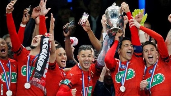 Rennes shock PSG on penalties in French Cup final as Mbappe sent off