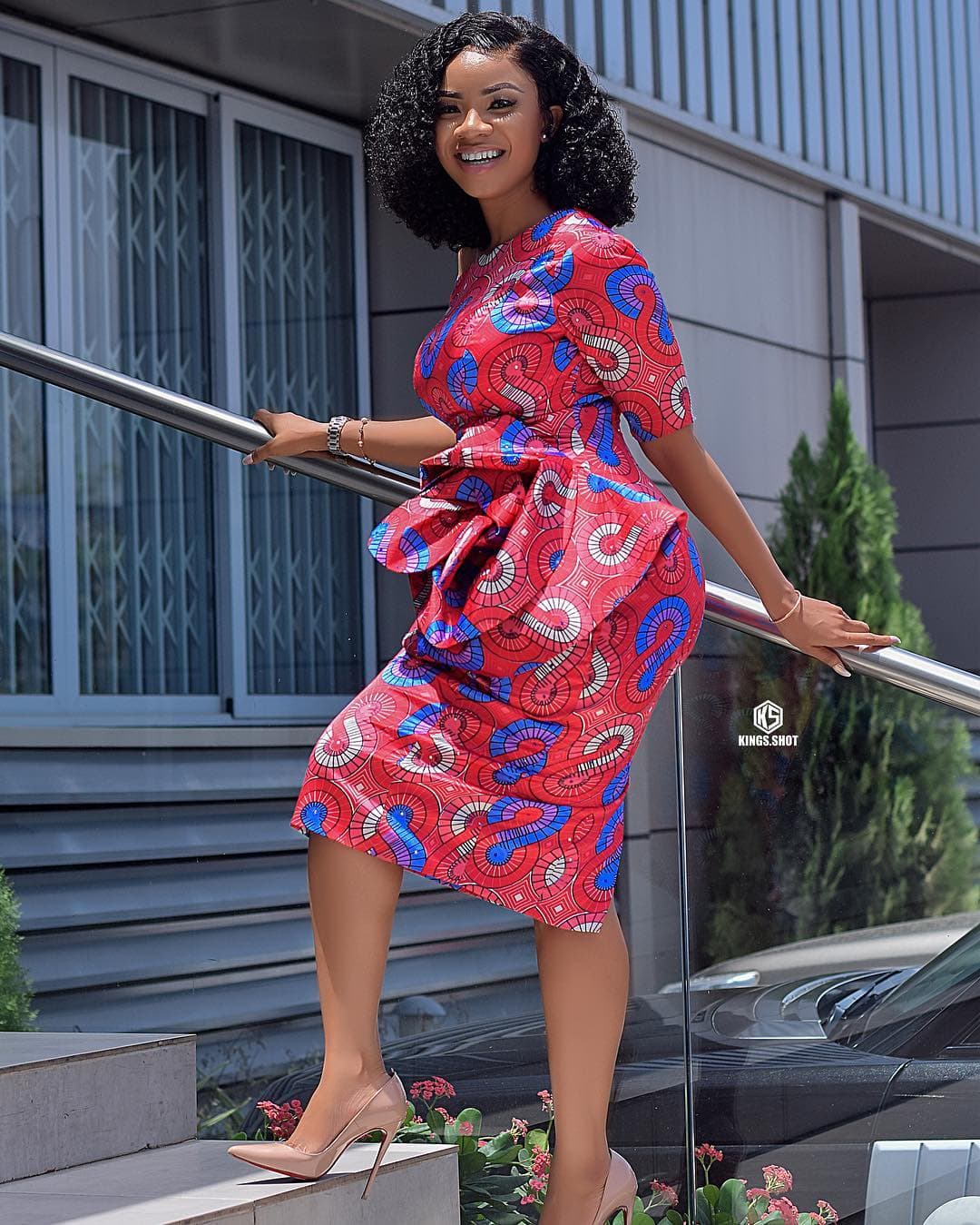 Serwaa Amihere with the perfect office wear outfit