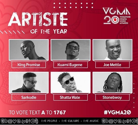 Artiste of the Year category; A closer look at King Promise
