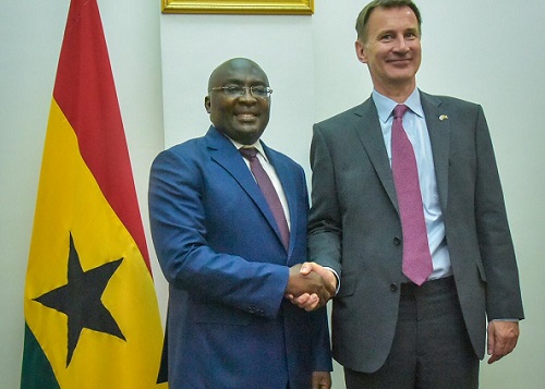 PHOTOS: UK C'wealth Secretary meets Vice Prez. Dr Bawumia