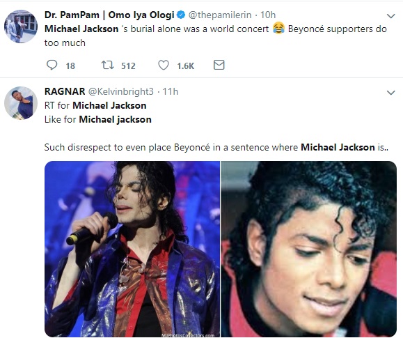 Michael Jackson VS Beyonce: social media argues over who is a better performer