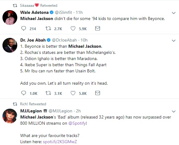 Michael Jackson VS Beyonce: social media argues over who is a better performer
