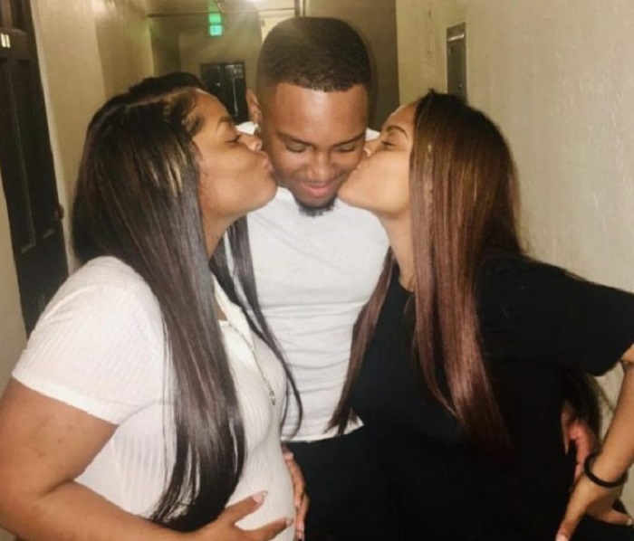 Twin sisters pregnant for the same man