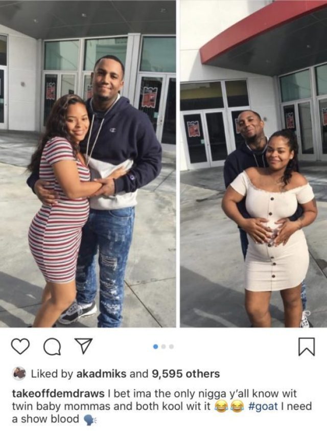 Twin sisters pregnant for the same man