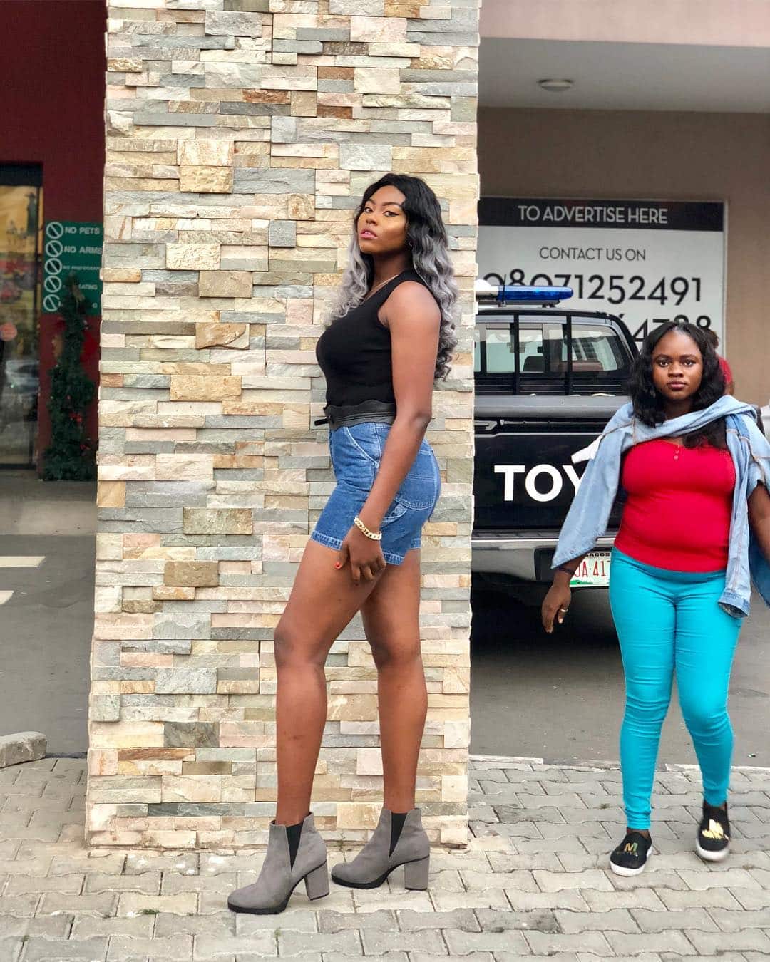 Yvonne Rofem, the tallest lady in Nigeria