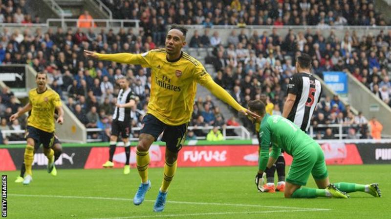 Aubameyang has scored 32% of Arsenal's Premier League goals since his debut in February 2018