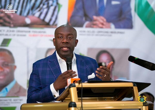 Minister for Information Kojo Oppong Nkrumah