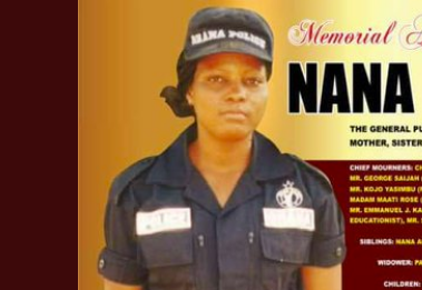 Late Sergeant  Agatha Nana Nabin