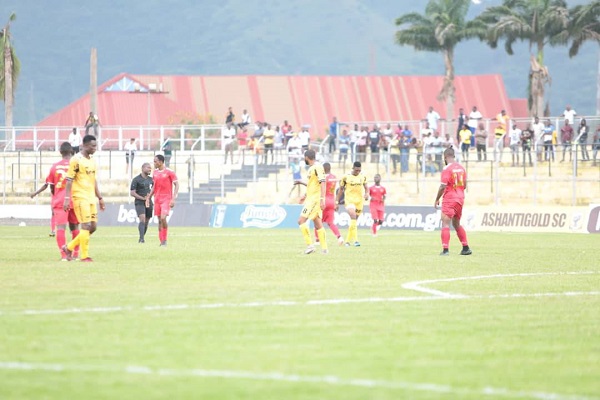 AshantiGold thrash Akonangui FC to progress to next stage
