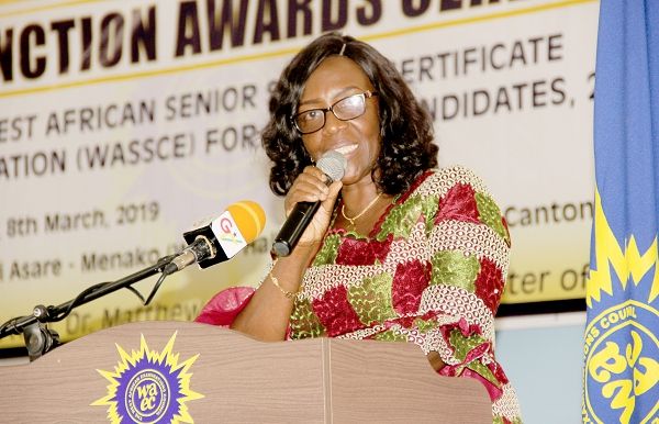 Head of the National Examination Administration Department (NEAD) of the West African Examinations Council (WAEC), Mrs Wendy Enyonam Addy-Lamptey