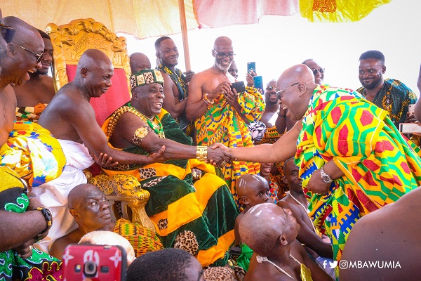 President Akufo-Addo and Okyenhene