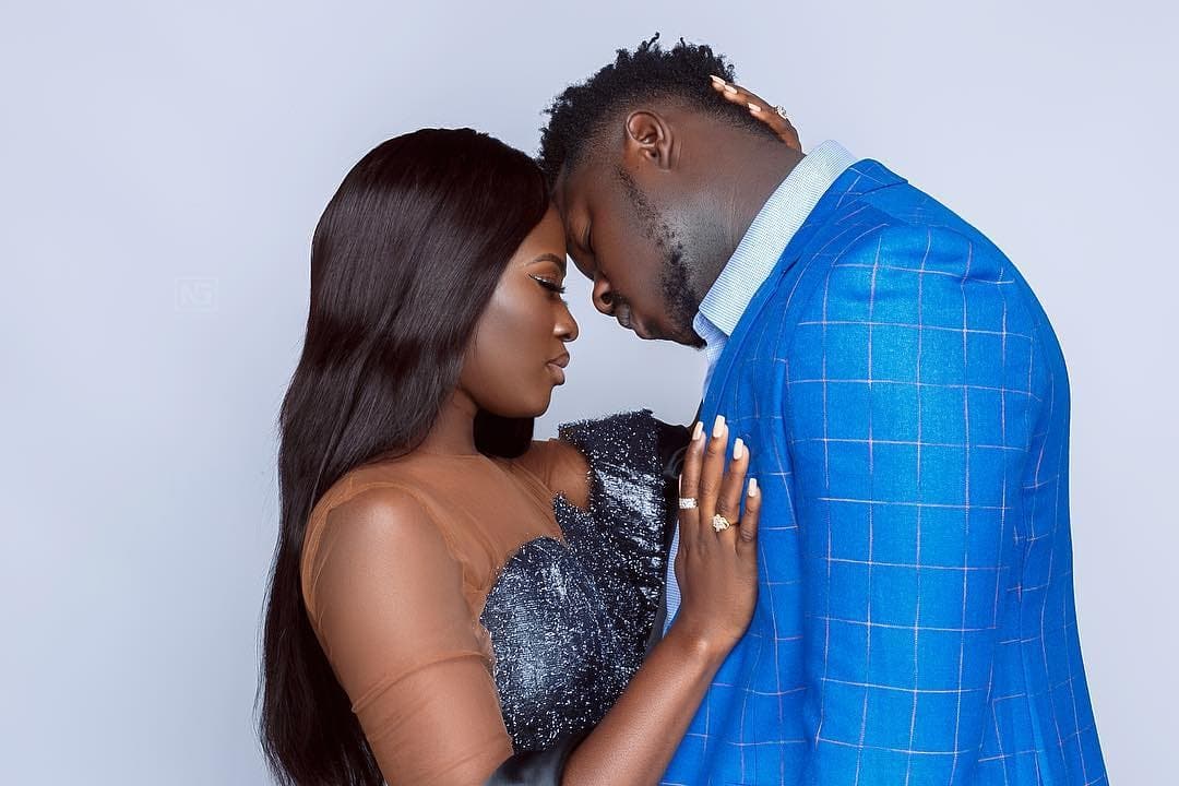 Fella Makafui and Medikal make out on Valentine's Day