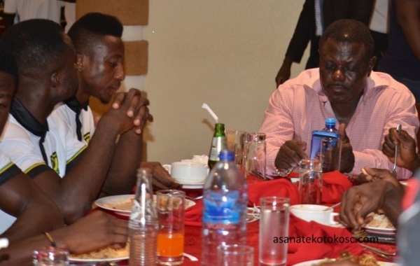 PHOTOS: Kotoko players dines with Dr Kwame Kyei