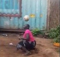 Watch: Tanzanian woman going viral for amazing ball-control skills