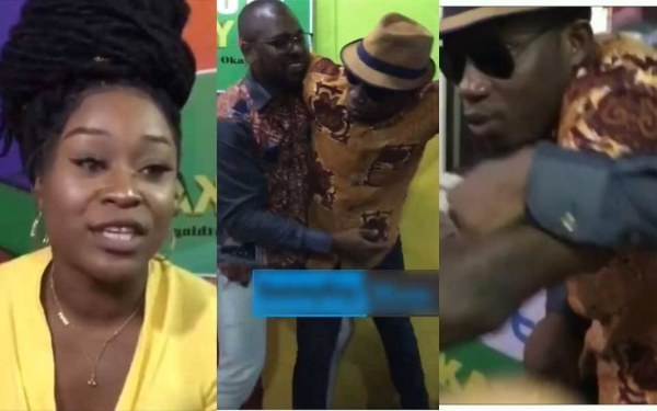 VIDEO: Efia Odo & Counselor Lutterodt ended up in a brawl at Okay fm