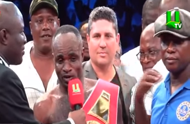 VIDEO: Tagoe defeats Russian Gusev to clinch WBO Global and IBF international lightweight titles.