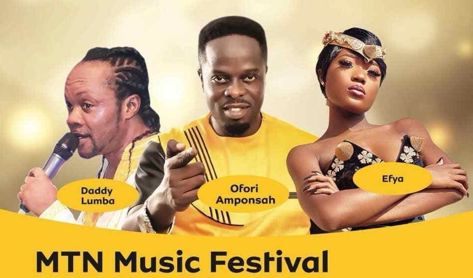 Daddy Lumba, Efya, Ofori Amponsah others to headline MTN Music Festival on March 5 