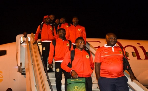 CAF CC: Asante Kotoko land in Sudan ahead of Al Hilal clash (Photos)