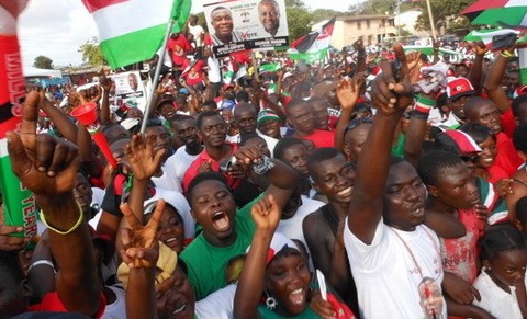 NDC supporters 