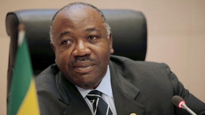 The Gabonese president has been out of the country for two months