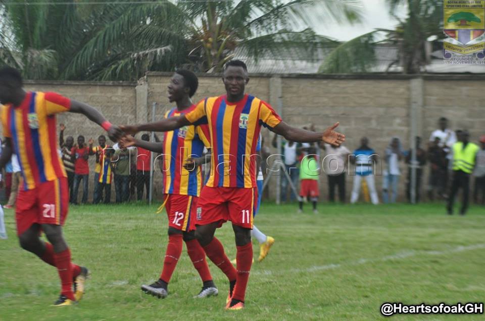 Match Report: Hearts of Oak beat beat Fankobaa 2-0 in a friendly 