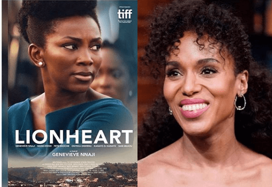 Keri Washington congratulates Genevieve Nnaji on her movie “Lionheart”