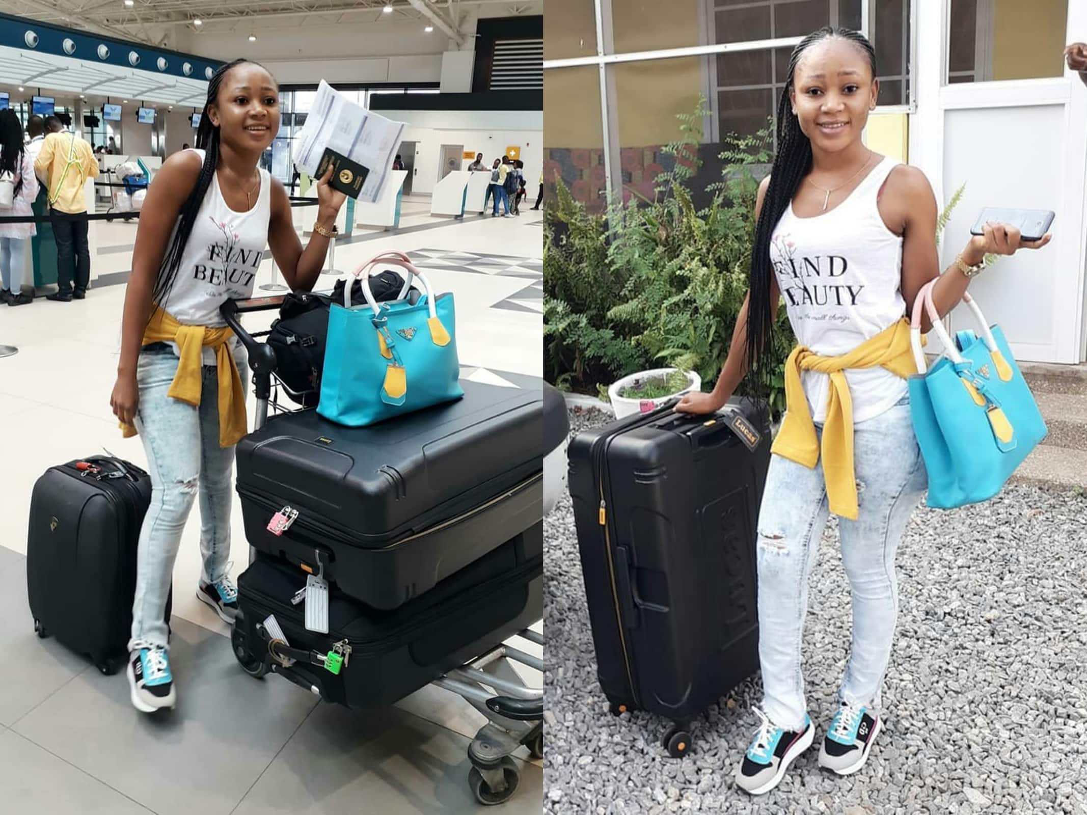 Rosemond Brown makes her first trip to abroad