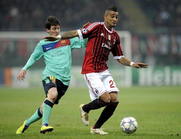 Ghanaian forward Kevin-Prince Boateng set to seal a loan move to Barcelona from Sassuolo