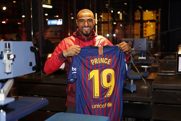 WATCH LIVE: Kevin-Prince Boateng' official presentation at FC Barcelona