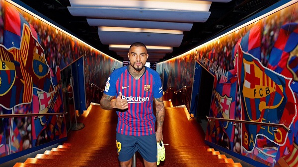 FC Barcelona newbie, KP Boateng chooses Messi over Ronaldo