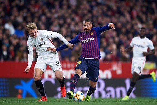 KP Boateng impresses football fans on Barcelona debut v Sevilla - Prime ...